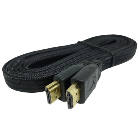 CABLE HDMI PLANO RESISTENTE ALTA DEFINICION 3 METROS-0