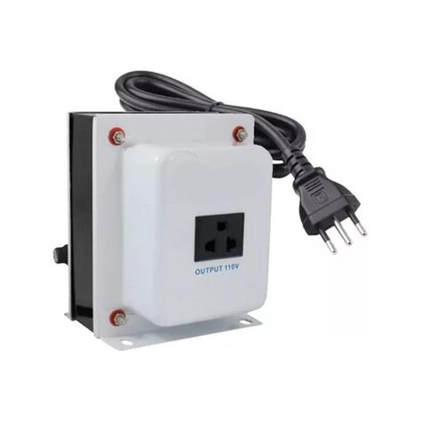Auto Transformador Corriente 220v A 110v 100 Watts + Tierra-3