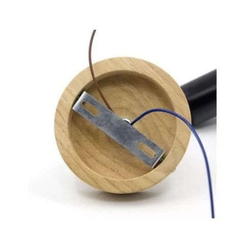 Aplique Lampara Foco Led Muro Madera E27 Decoracion Moderno-4