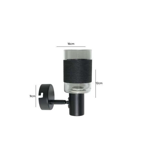 PACK 3 APLIQUE SIMPLE PORTA E14 LED ZAURAK KONNERGIE DEUS-4