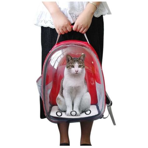 Bolso Mochila Porta Perros Jaula Transporte Perros Gatos-2