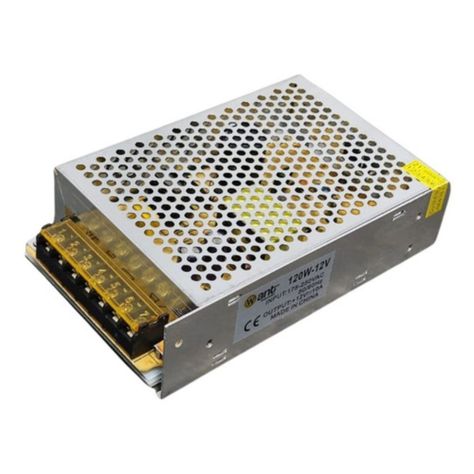 Fuente De Poder Transformador 12v 10amp Camaras 120w Switch-1