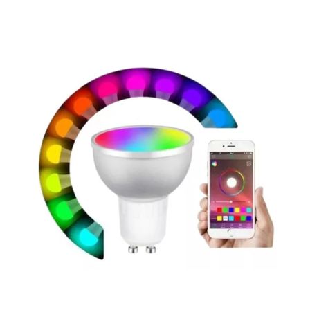 Ampolleta Smart Wifi Inteligente Dicroico Gu10 Google Alexa-0