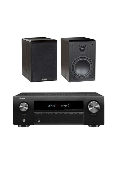 Kit AV Denon AVR-X250BT + Advance París K3SE negro-0