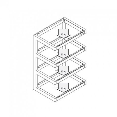 Rack para Equipos Hi-Fi Norstone ESSE HIFI-2