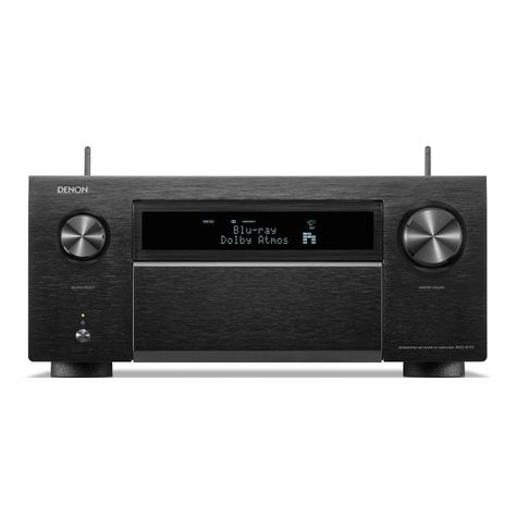 Amplificador AV 15.4 CH 8K Con Streamer Denon AVC-A1H-0