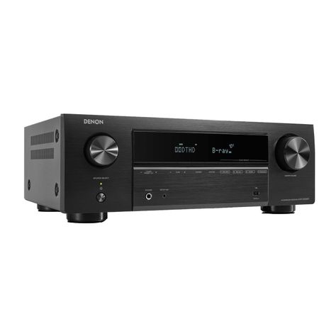 Receiver AV 5.2 CH 8K Denon AVR-X580BT-2