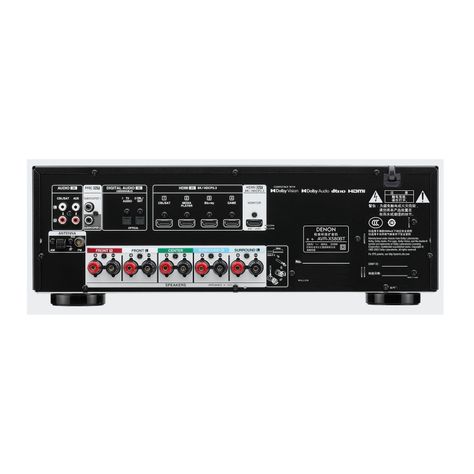 Receiver AV 5.2 CH 8K Denon AVR-X580BT-3