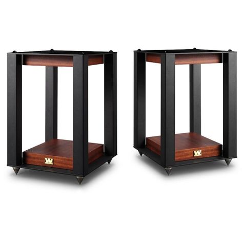 Parlante Bookshelf Con Pedestal Wharfedale Linton Stand-5