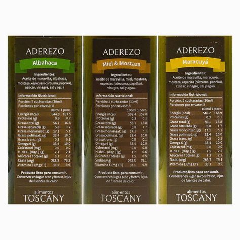 Pack Trío Aderezos Albahaca, Miel Mostaza y Maracuyá - Saludables-2