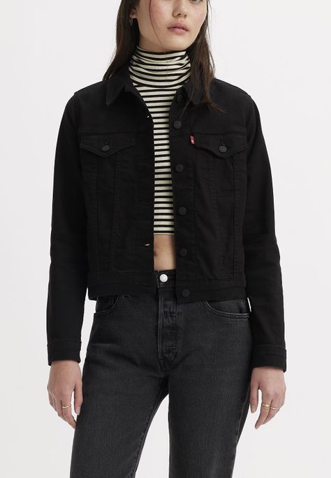 Chaqueta Mujer Slim Original Trucker Negro Levis 29945-0038-0