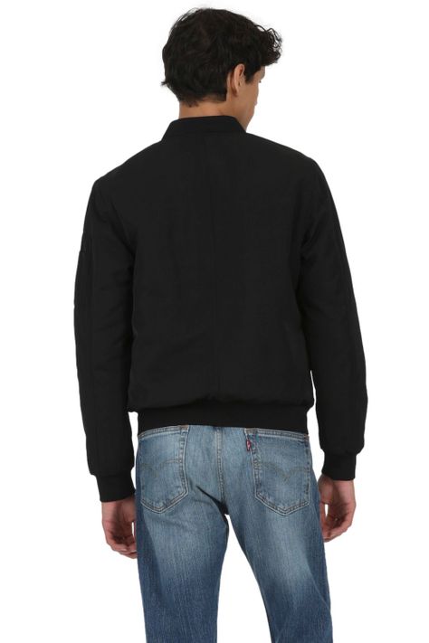 Chaqueta Hombre Bomber Logo Mini Batwing Negro Levis 59491-0154-2