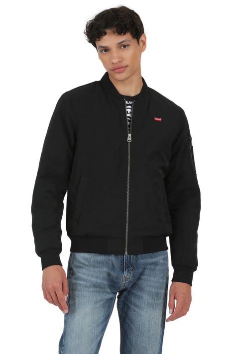 Chaqueta Hombre Bomber Logo Mini Batwing Negro Levis 59491-0154-0