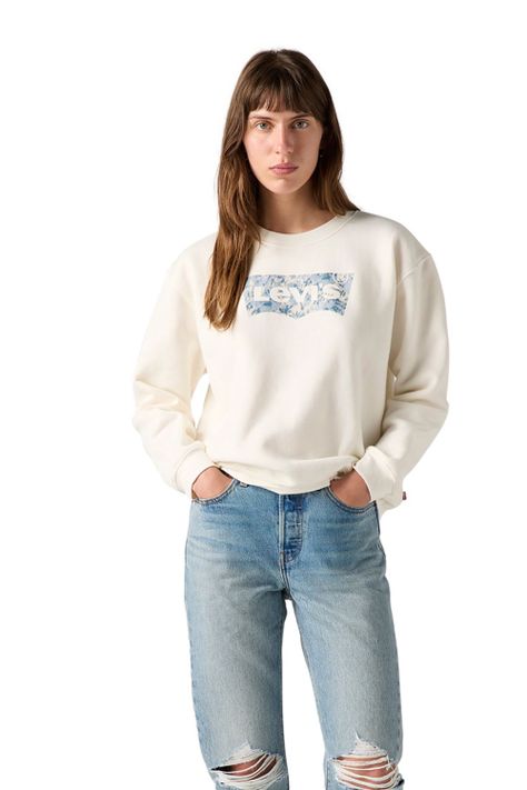 Polerón Mujer Gr Everyday Crew Beige Levis A8800-0044-0