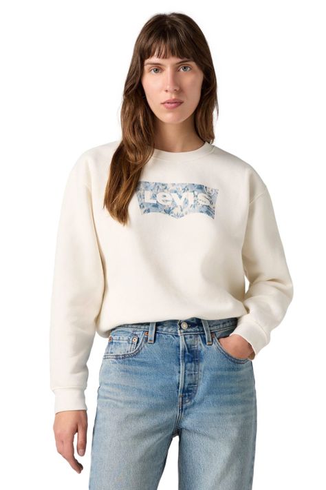Polerón Mujer Gr Everyday Crew Beige Levis A8800-0044-2