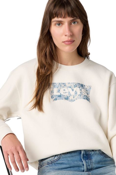 Polerón Mujer Gr Everyday Crew Beige Levis A8800-0044-3