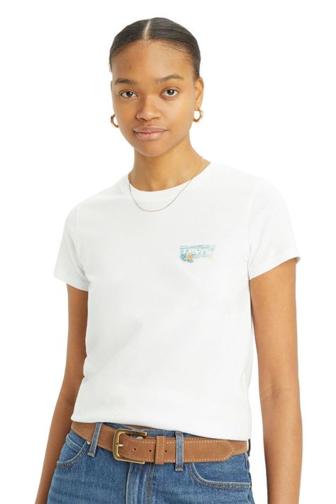 Polera Mujer Regular Fit Blanco Levis 17369-2744-3