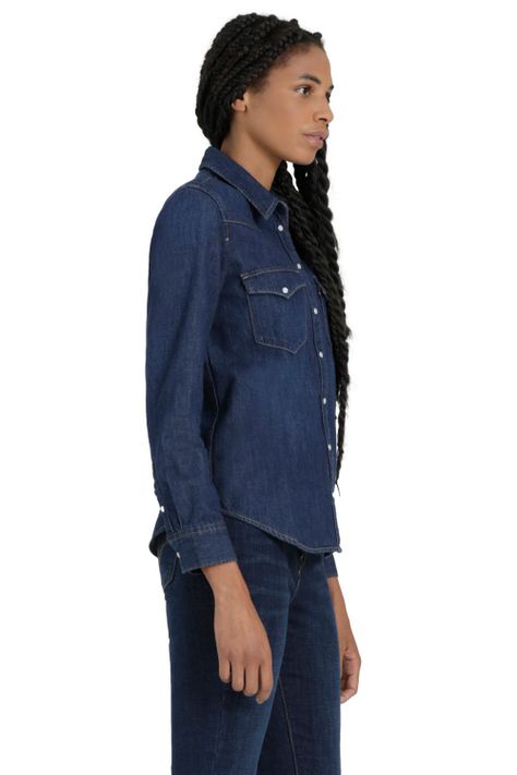Camisa Mujer Regular Fit Western Azul Levis 86832-0017-1