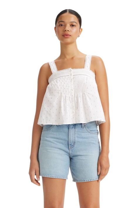 Polera Mujer Regular Fit Blanco Levis A9297-0004-0