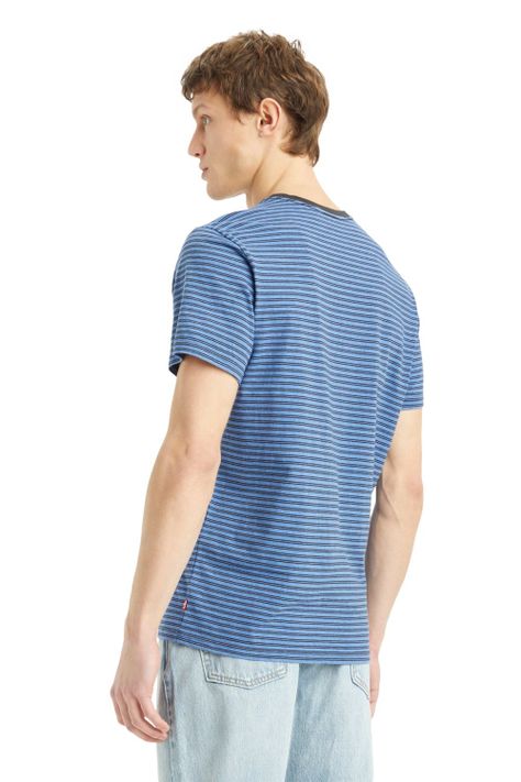 Polera Hombre Ss Relaxed Baby Tab T Azul Levis 79554-0101-1
