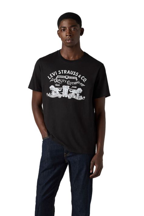 Polera Hombre Graphic Crewneck Tee Negro Levis 22491-1879-2