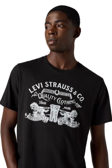 Polera Hombre Graphic Crewneck Tee Negro Levis 22491-1879-3