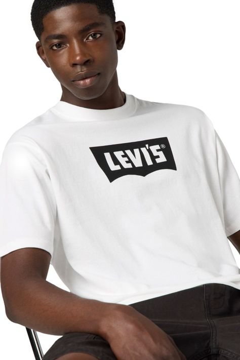 Polera Hombre Vintage Bw Graphic Tee Blanco Levis 000RY-0005-3