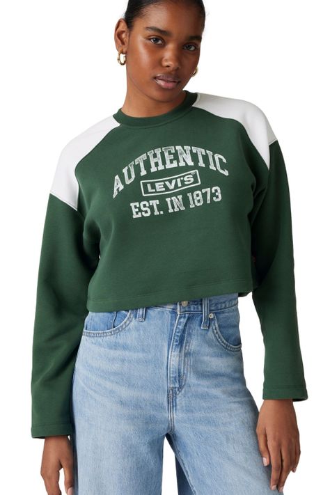 Polerón Mujer Gr Bleacher Sweatshirt Verde Levis 001QZ-0001-2