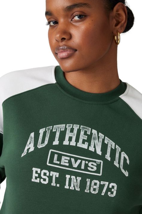 Polerón Mujer Gr Bleacher Sweatshirt Verde Levis 001QZ-0001-3