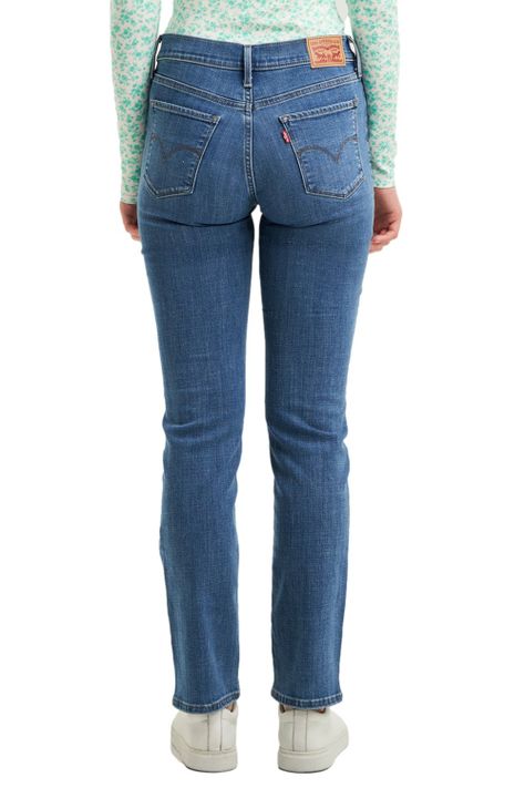 Jeans Mujer 314 Shaping Straight Azul Levis 19631-0156-2