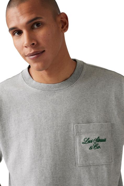 Polera Hombre Half Sleeve Gris Levis 001MH-0002-3