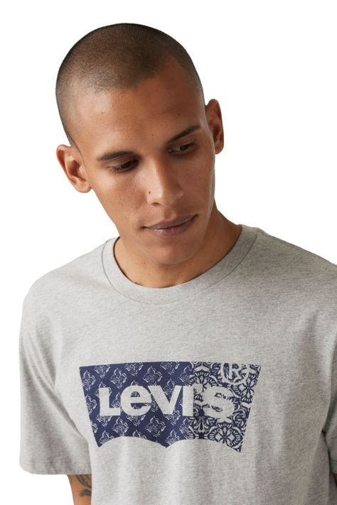 Polera Hombre Graphic Crewneck Tee Gris Levis 22491-1813-3