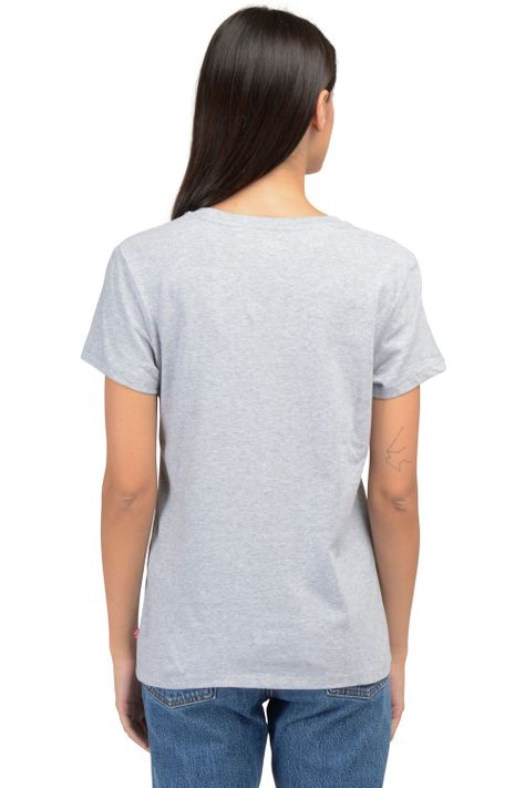 Polera Mujer Regular Fit Lisa Gris Levis 17369-1691-1