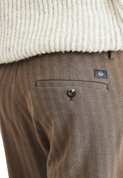 Pantalón Hombre Chino Smart 360 Flex™ Slim Fit Café .-3