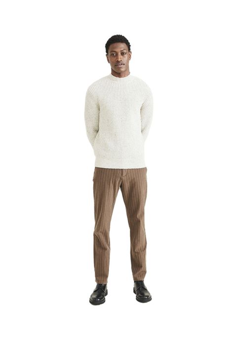 Pantalón Hombre Chino Smart 360 Flex™ Slim Fit Café .-4