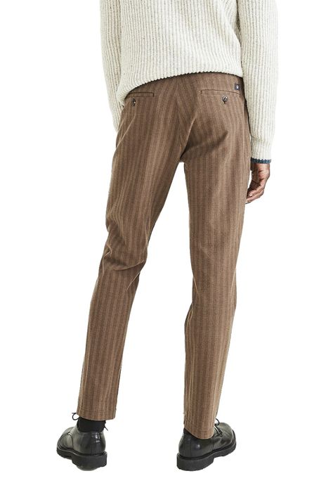 Pantalón Hombre Chino Smart 360 Flex™ Slim Fit Café .-1