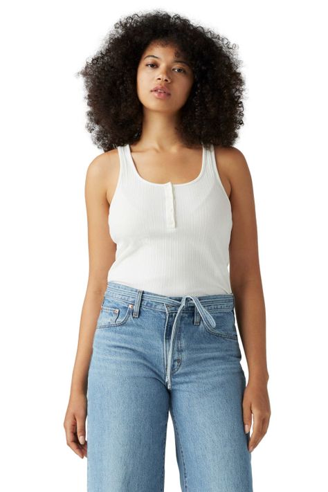 Polera Mujer Dry Goods Vacationer Tnk Beige Levis A8776-0002-0