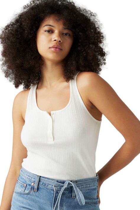 Polera Mujer Dry Goods Vacationer Tnk Beige Levis A8776-0002-2