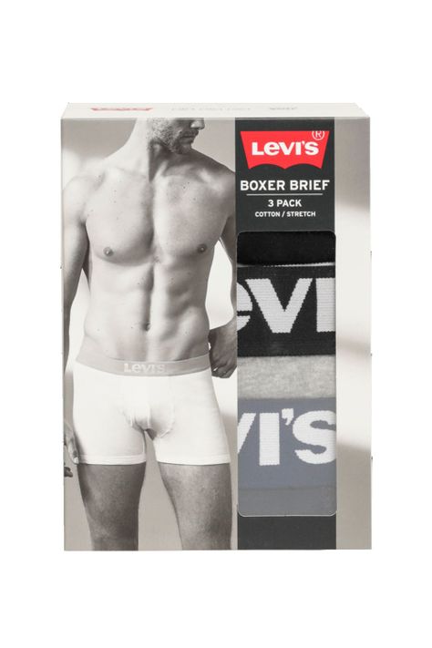 Boxer Hombre 3 Pack Negro Levis LUBC3-0000-4