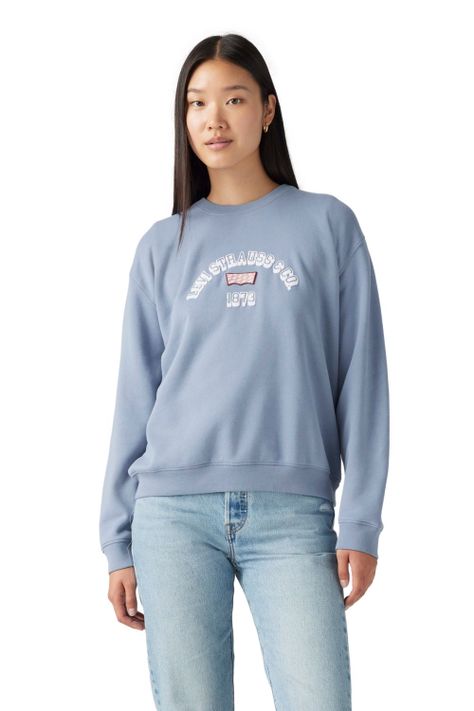Polerón Mujer Gr Everyday Crew Celeste Levis A8800-0045-0