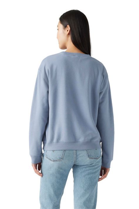 Polerón Mujer Gr Everyday Crew Celeste Levis A8800-0045-1