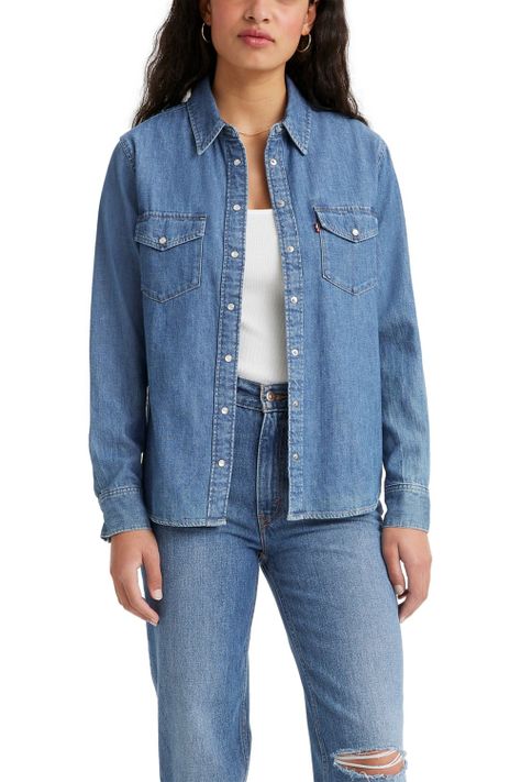 Camisa Mujer Iconic Western Azul Levis 16786-0017-0