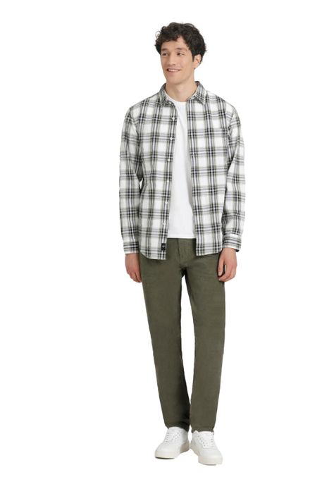Camisa Hombre Original Button Up Regular Fit Verde-3