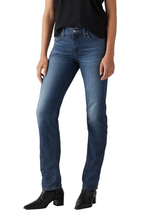 Jeans Mujer 314 Shaping Straight Azul Levis 19631-0234-0