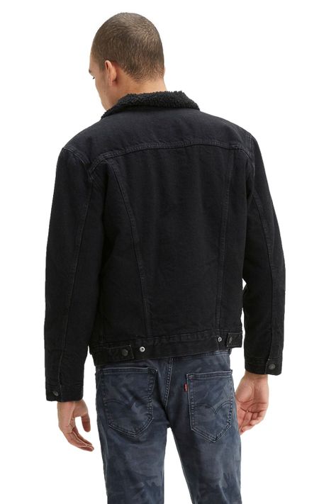 Chaqueta Hombre Type 3 Sherpa Trucker Negro Levis 16365-0100-3