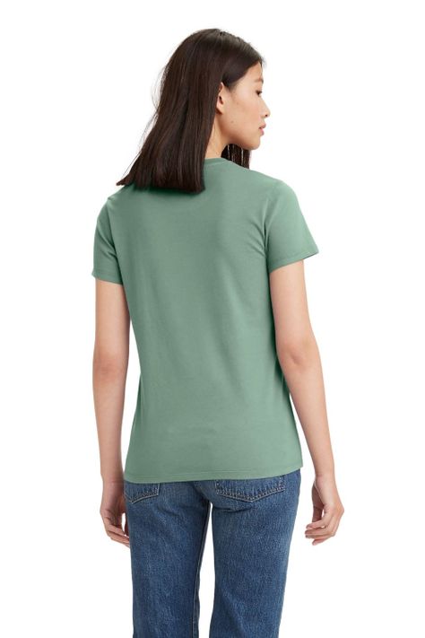 Polera Mujer Regular Fit Perfect Tee Verde Levis 17369-2510-1