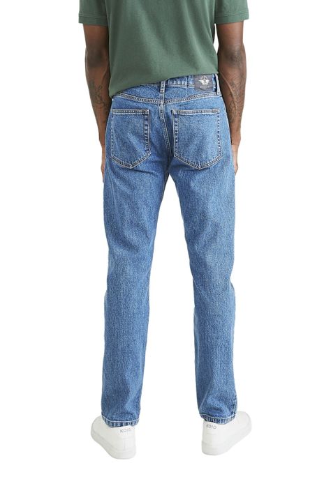 Pantalón Hombre Jean Cut Straight Fit Azul Claro 56790-0078-2