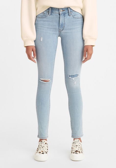 Jeans Mujer 711 Skinny Azul Claro Levis 18881-0657-0