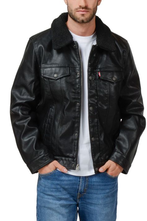 Chaqueta Hombre Trucker Removable Sherpa Negro Levis 59491-0485-0