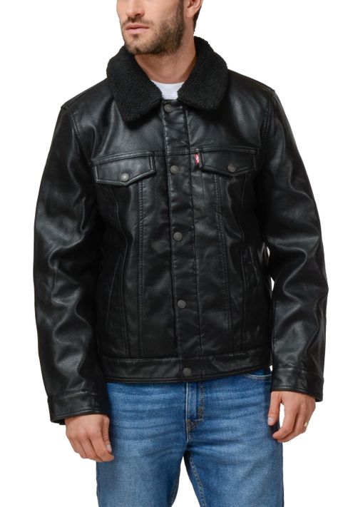 Chaqueta Hombre Trucker Removable Sherpa Negro Levis 59491-0485-3